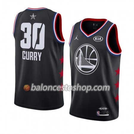 Camiseta Hombre NBA Golden State Warriors Stephen Curry 30 2019 All-Star Jordan Brand Negro Swingman